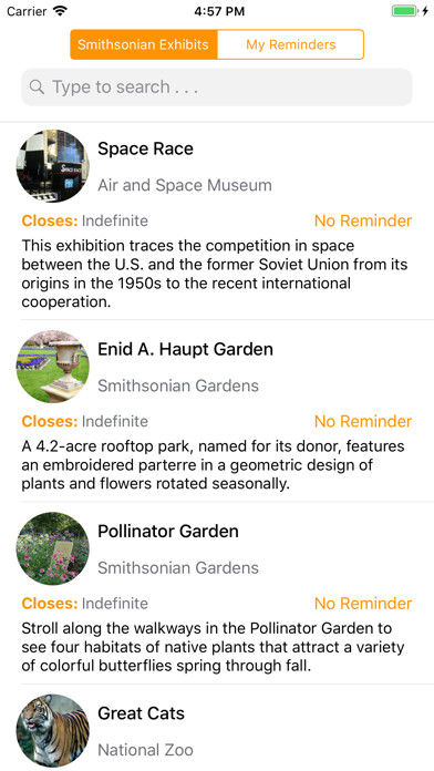 Emulate iPhone app Exhibit Finder DC using MyAndroid Emulate iPhone app Exhibit Finder DC using MyAndroid