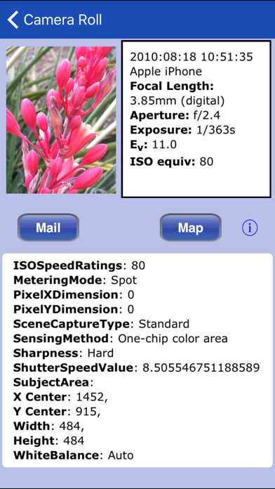 Emulate iPhone app Exif Wizard using MyAndroid Emulate iPhone app Exif Wizard using MyAndroid