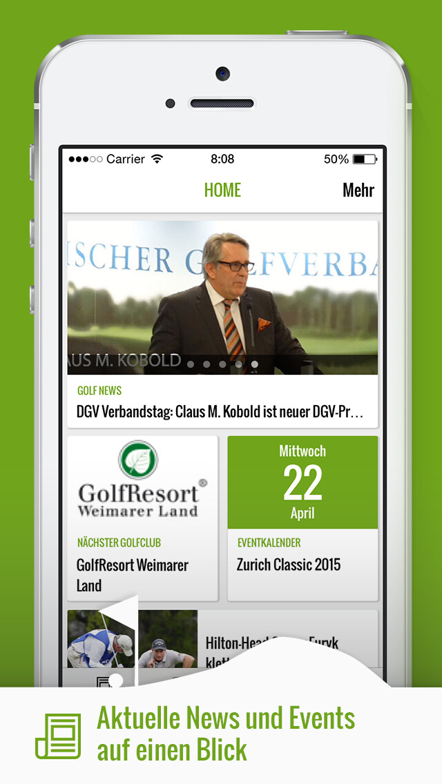 Emulate iPhone app Exklusiv Golfen - Mein Golfclub using MyAndroid Emulate iPhone app Exklusiv Golfen - Mein Golfclub using MyAndroid