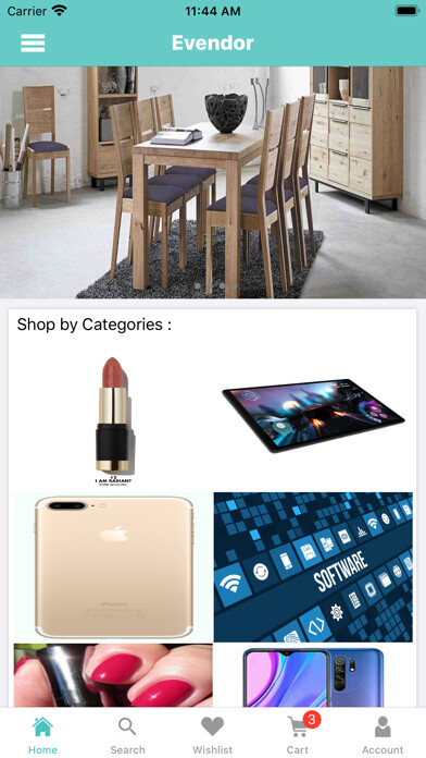 Emulate iPhone app Exlcart - MultiVendor App using MyAndroid