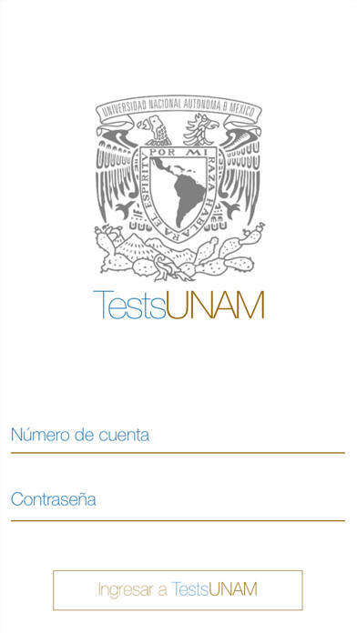 Emulate iPhone app Exmenes UNAM using MyAndroid
