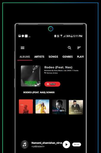 Emulate Exo : Music Player, Mp3 Player, Audio Player from MyAndroid or run Exo : Music Player, Mp3 Player, Audio Player using MyAndroid