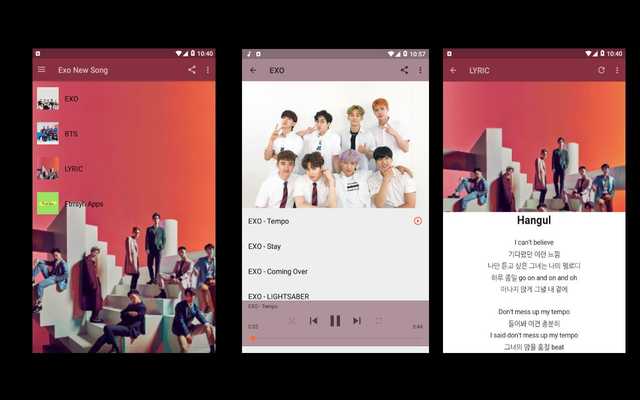 Emulate Android APK EXO - TEMPO