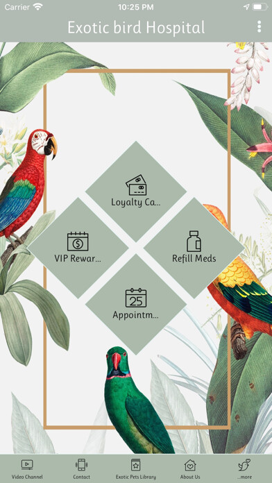 Emulate iPhone app Exotic Bird Hospital Inc. using MyAndroid