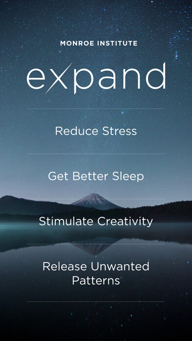 Emulate iPhone app Expand: Beyond Meditation using MyAndroid