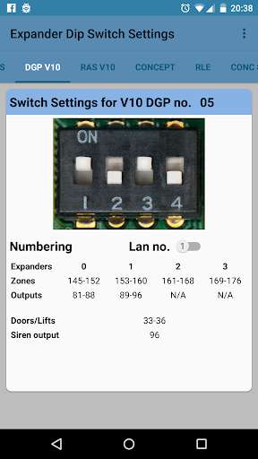 Emulate Android APK Expander Dip Switch Settings Emulate Android APK Expander Dip Switch Settings