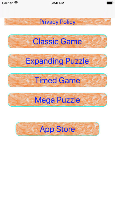 Emulate iPhone app Expanding crossword puzzle using MyAndroid