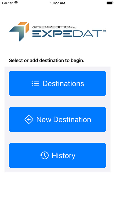 Emulate iPhone app ExpeDat Mobile using MyAndroid