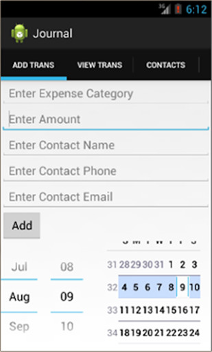 Run android online APK Expense Journal from MyAndroid or emulate Expense Journal using MyAndroid