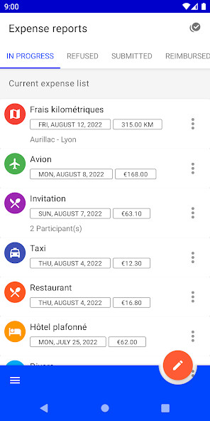 Run android online APK Expense reports from MyAndroid or emulate Expense reports using MyAndroid