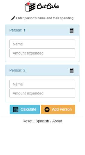 Run android online APK Expenses Splitter - CutCake from MyAndroid or emulate Expenses Splitter - CutCake using MyAndroid