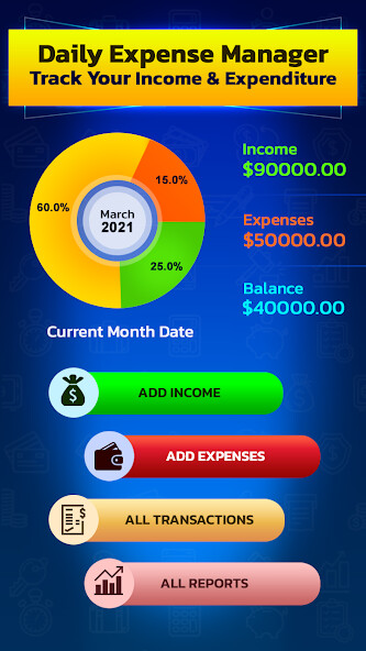 Run android online APK Expense Tracker 2021 from MyAndroid or emulate Expense Tracker 2021 using MyAndroid