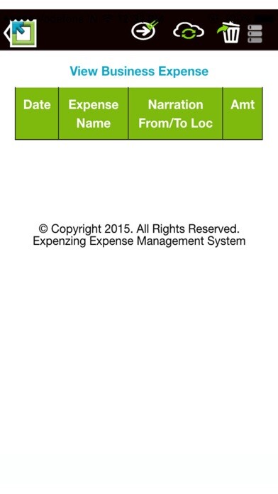 Emulate iPhone app Expenzing using MyAndroid