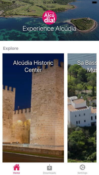 Emulate iPhone app Experience Alcúdia Tour using MyAndroid