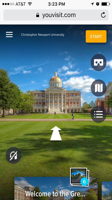 Emulate iPhone app Experience Christopher Newport using MyAndroid