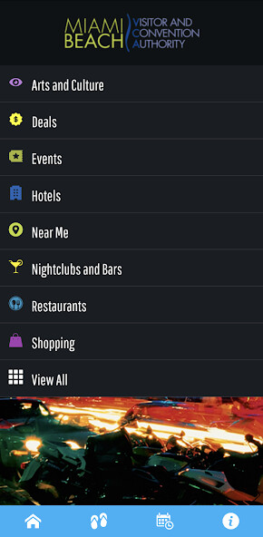 Emulate iPhone app Experience Miami Beach using MyAndroid