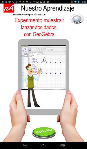 Run android online APK Experimento Muestral lanzar dos dados con GeoGebra from MyAndroid or emulate Experimento Muestral lanzar dos dados con GeoGebra using MyAndroid Run android online APK Experimento Muestral lanzar dos dados con GeoGebra from MyAndroid or emulate Experimento Muestral lanzar dos dados con GeoGebra using MyAndroid