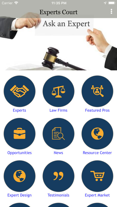 Emulate iPhone app Experts Court using MyAndroid Emulate iPhone app Experts Court using MyAndroid