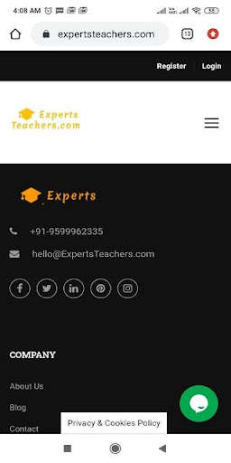 Run android online APK ExpertsTeachers - Learn Online Courses Anytime from MyAndroid or emulate ExpertsTeachers - Learn Online Courses Anytime using MyAndroid