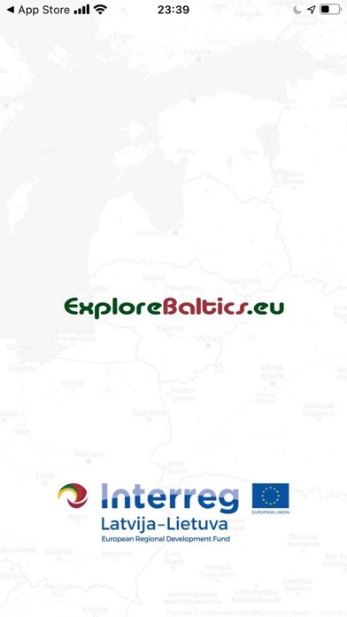 Emulate iPhone app Explore Baltics using MyAndroid