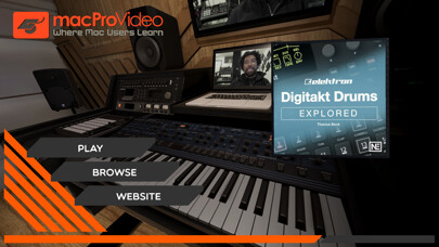 Emulate iPhone app Explore Course For Digitakt using MyAndroid