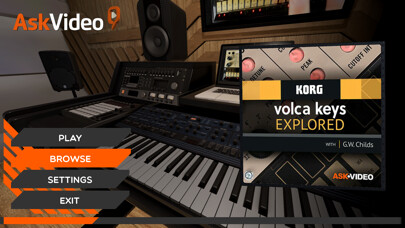 Emulate iPhone app Explored Course For volca keys using MyAndroid