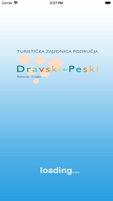 Emulate iPhone app EXPLORE DRAVSKI PESKI using MyAndroid