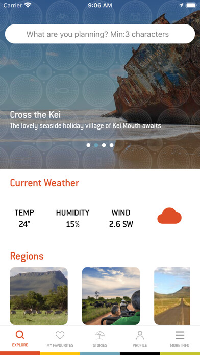 Emulate iPhone app Explore Eastern Cape using MyAndroid Emulate iPhone app Explore Eastern Cape using MyAndroid