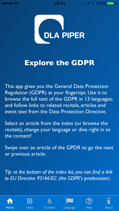 Emulate iPhone app Explore GDPR using MyAndroid