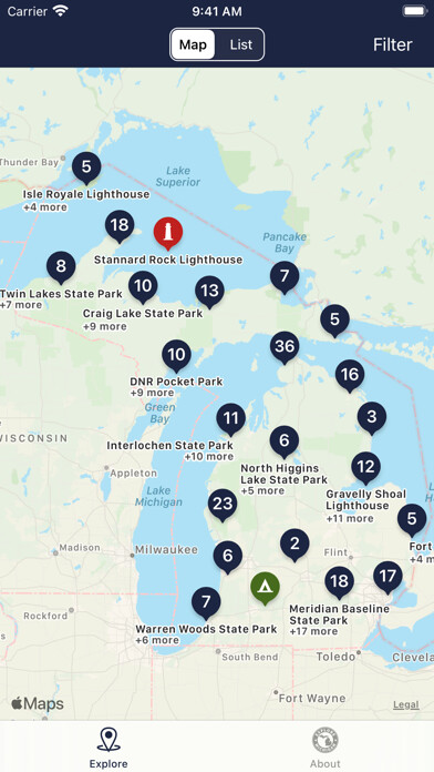 Emulate iPhone app Explore Michigan using MyAndroid Emulate iPhone app Explore Michigan using MyAndroid