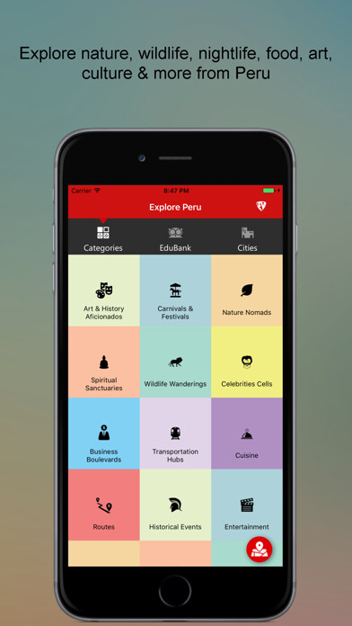 Emulate iPhone app Explore Peru SMART Guide using MyAndroid Emulate iPhone app Explore Peru SMART Guide using MyAndroid