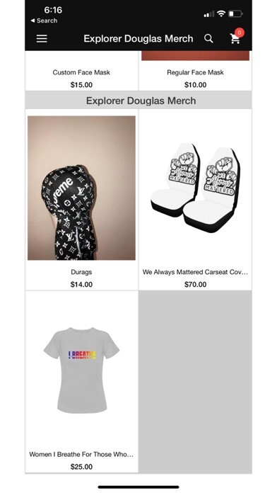 Emulate iPhone app Explorer Douglas Merch using MyAndroid Emulate iPhone app Explorer Douglas Merch using MyAndroid