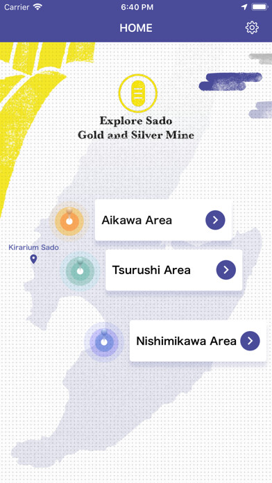 Emulate iPhone app Explore Sado Gold Silver Mine using MyAndroid Emulate iPhone app Explore Sado Gold Silver Mine using MyAndroid