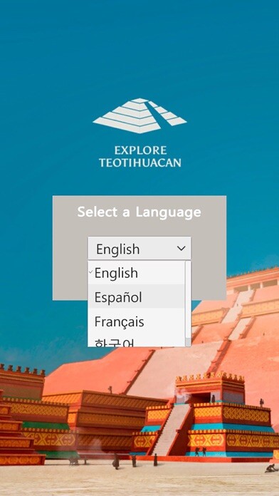 Emulate iPhone app Explore Teotihuacan using MyAndroid