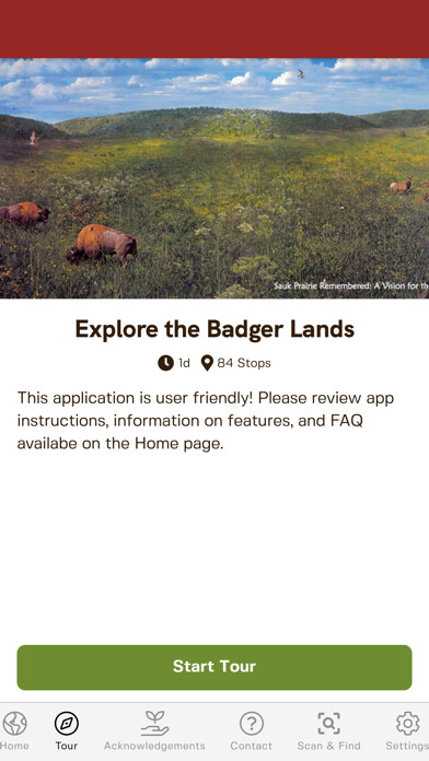 Emulate iPhone app Explore the Badger Lands using MyAndroid
