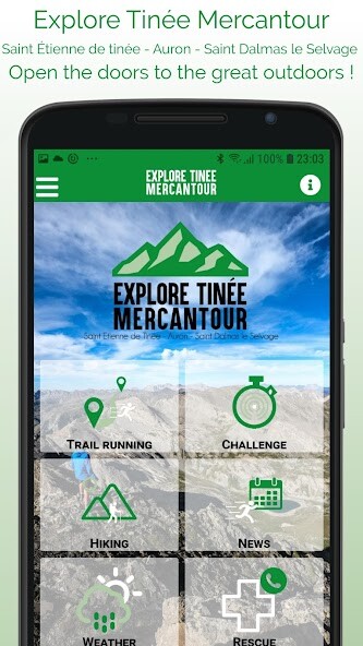 Run android online APK Explore Tinée Mercantour from MyAndroid or emulate Explore Tinée Mercantour using MyAndroid
