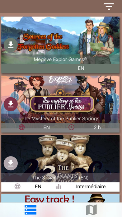 Emulate iPhone app Explor Games® using MyAndroid