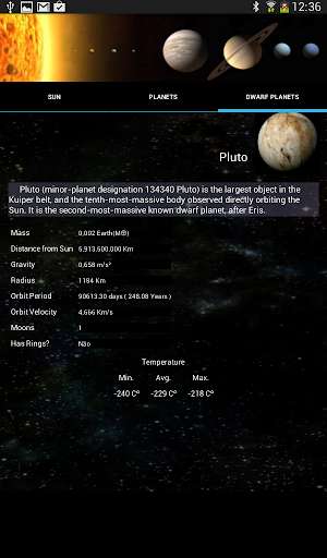 Run android online APK Exploring Solar System Planets from MyAndroid or emulate Exploring Solar System Planets using MyAndroid