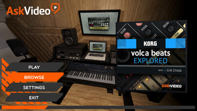 Emulate iPhone app Exploring volca beats Course using MyAndroid