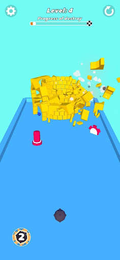 Run android online APK Explosive Ball - Destroy everything! from MyAndroid or emulate Explosive Ball - Destroy everything! using MyAndroid