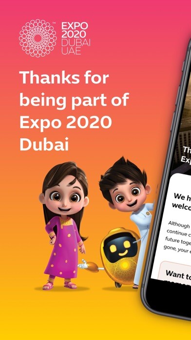 Emulate iPhone app Expo 2020 Dubai using MyAndroid