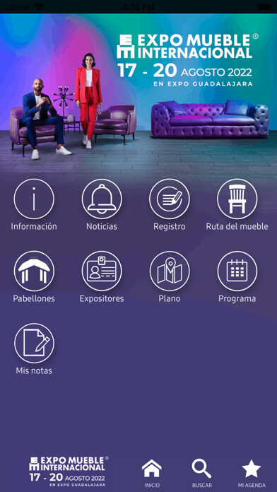 Emulate iPhone app Expo Mueble Intl. using MyAndroid Emulate iPhone app Expo Mueble Intl. using MyAndroid