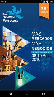 Emulate Android APK Expo Nacional Ferretera