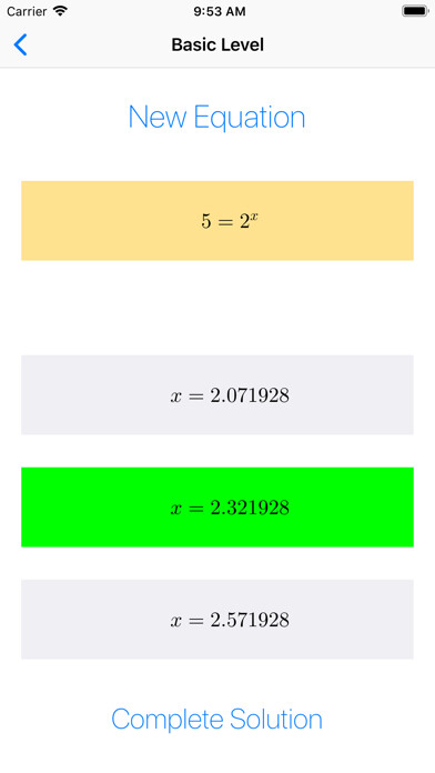 Emulate iPhone app Exponential Equations ++ using MyAndroid Emulate iPhone app Exponential Equations ++ using MyAndroid