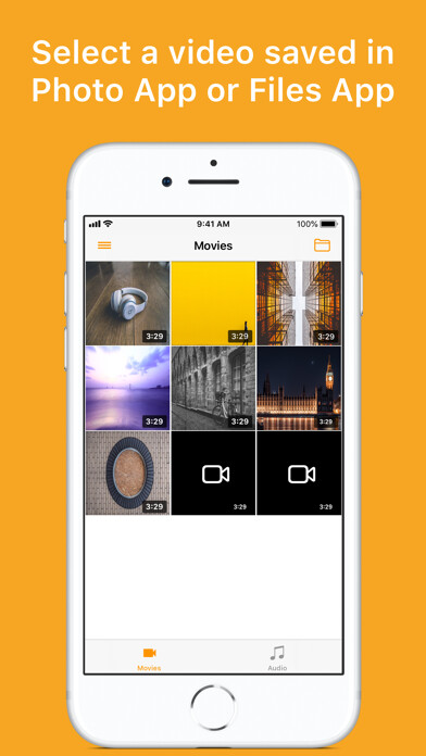 Emulate iPhone app Export Audio using MyAndroid