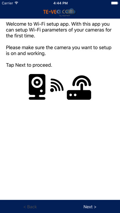 Emulate iPhone app Exportech Te-Veo WiFi Config using MyAndroid Emulate iPhone app Exportech Te-Veo WiFi Config using MyAndroid