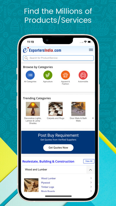 Emulate iPhone app ExportersIndia using MyAndroid Emulate iPhone app ExportersIndia using MyAndroid