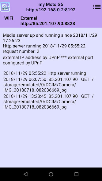 Run android online APK eXport-it server from MyAndroid or emulate eXport-it server using MyAndroid