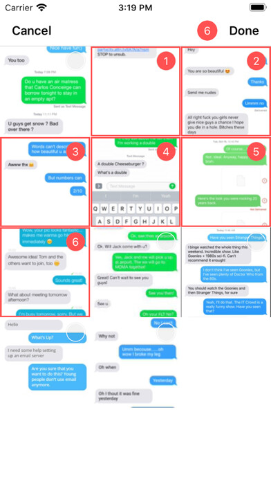 Emulate iPhone app Export Text Message to PDF,XLS using MyAndroid