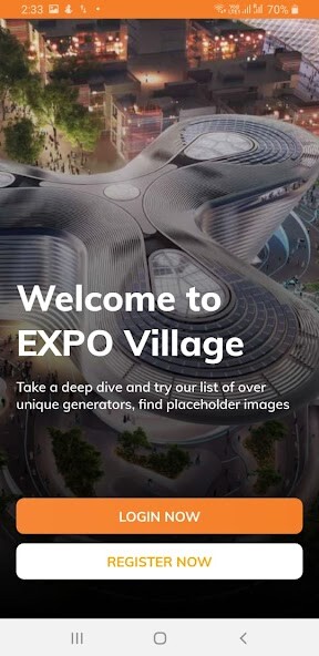 Run android online APK Expo Village App from MyAndroid or emulate Expo Village App using MyAndroid